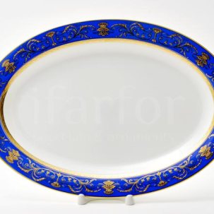 Блюдо овальное Лазурит Империал