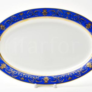 Блюдо овальное Лазурит Империал