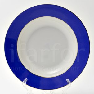 Тарелка глубокая второй сорт Алиса фиолетовый 4 Прима