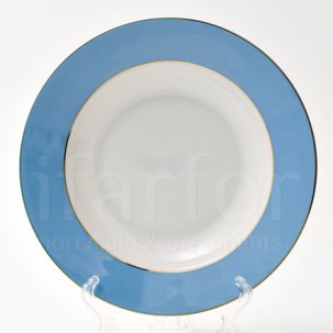 Тарелка глубокая Алиса лазурный 4