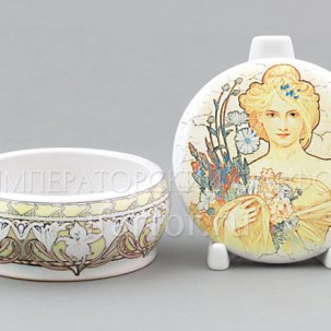 Шкатулка Дамская 2 Круглая