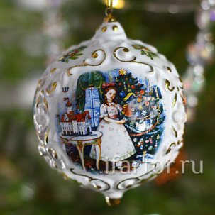 Елочная игрушка Шар Щелкунчик