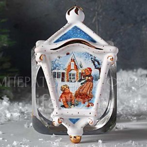 Елочная игрушка Фонарик классический Ретро 2