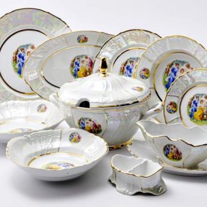 Сервиз столовый Мадонна Перламутр 6/26 Бернадотт