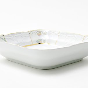 Салатник квадратный Мадонна Перламутр Бернадотт