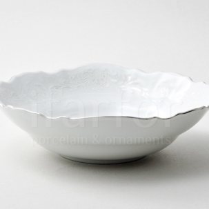 Салатник круглый Бернадотт Отводка платина Бернадотт