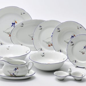 Сервиз столовый Гуси 6/25 Констанция