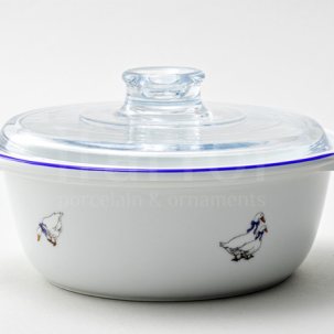 Кастрюля с крышкой Гуси