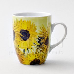 Кружка Ван Гог. Подсолнухи Ева 370 мл.