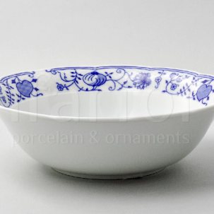 Салатник круглый Луковичный узор. Синий лук Натали