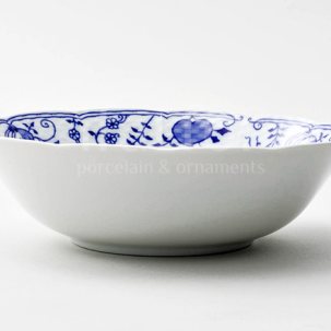 Салатник круглый Луковичный узор. Синий лук Натали