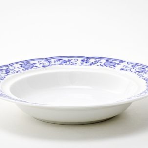 Миска Луковичный узор. Синий лук Натали