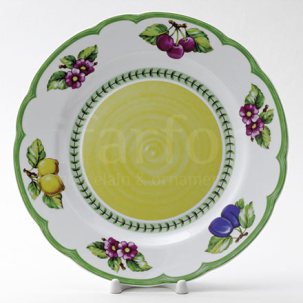 Тарелка мелкая Летний сад