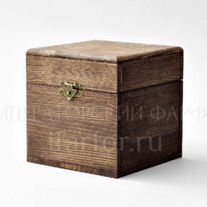 Шкатулка подарочная Шкатулка подарочная коричневая Шкатулка 140 x 140 x 140 мм.