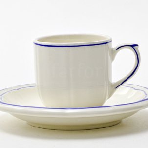 Чашка с блюдцем кофейная FILET BLEU 1/2 GIEN Рошель
