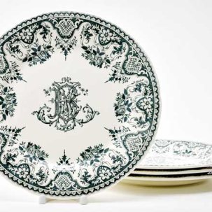 Набор тарелок столовый MONOGRAMME DEPAREILLEES GIEN Шампань