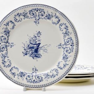 Набор тарелок столовый OISEAU DEPAREILLEES BLEU GIEN Шампань