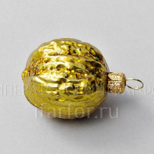 Елочная игрушка Ягоды и фрукты. Грецкий орех