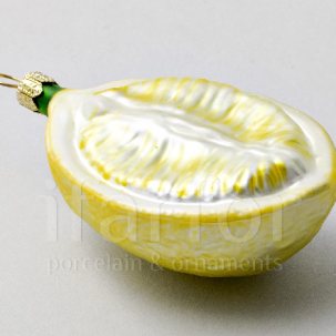 Елочная игрушка Ягоды и фрукты. Половинка лимона