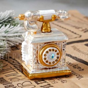 Елочная игрушка Ретро Техника. Телефон