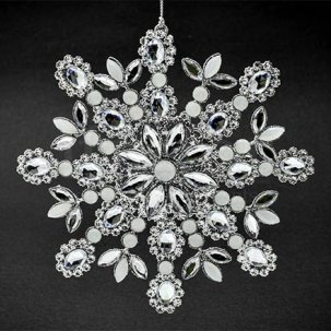 Елочная игрушка Ювелирная снежинка