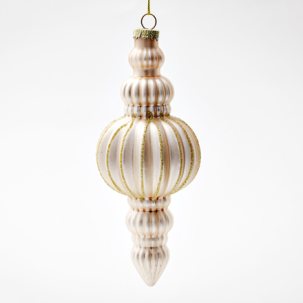 Елочная игрушка Веретено матовое