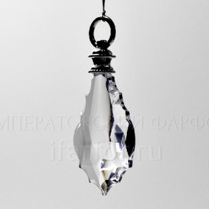 Елочная игрушка Кристалл Белый