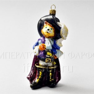 Елочная игрушка Кот в сапогах