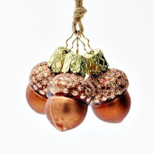 Елочная игрушка Три желудя