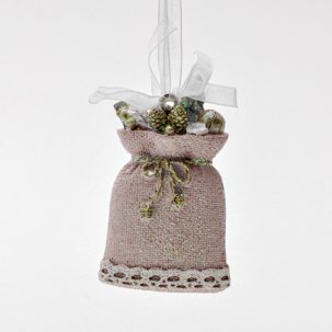 Елочная игрушка Мешочек