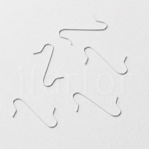 Крючки для елочных игрушек Серебряный Крючки 100штук