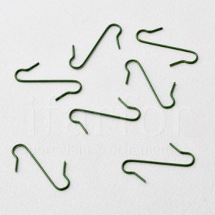 Крючки для елочных игрушек Зеленый Крючки 100штук