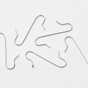 Крючки для елочных игрушек Серебряный Крючки 50штук