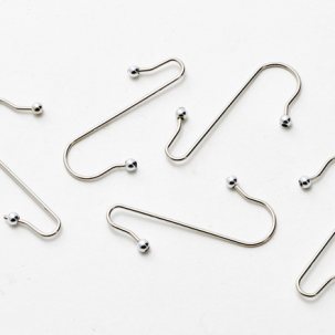 Крючки для елочных игрушек Серебряный Крючки 50штук