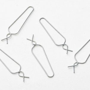 Крючки-клипсы для елочных игрушек Серебряный Крючки-клипсы 50штук