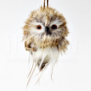 Елочная игрушка Лохматый совенок 1