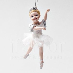 Елочная игрушка Маленькая балерина Снежная королева