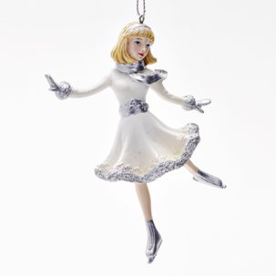 Елочная игрушка Юная фигуристка 2