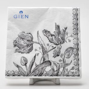 Набор салфеток TULIPES NOIRES 20/20 GIEN Шампань