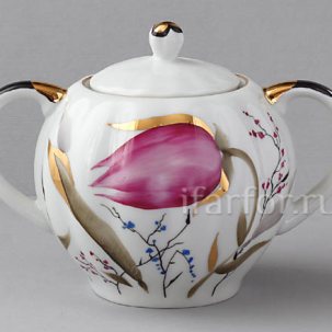 Сахарница Розовые тюльпаны Тюльпан