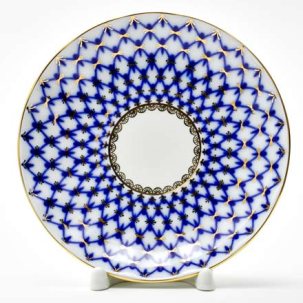 Блюдце чайное Кобальтовая сетка Тюльпан