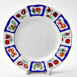 Тарелка мелкая Русский лубок