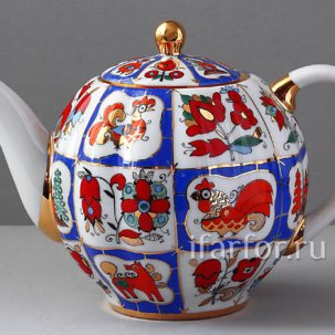 Чайник заварочный Русский лубок Тюльпан