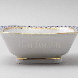 Салатник 4 порц. квадр. Кобальтовая сетка Молодежная