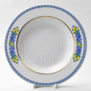 Тарелка глубокая Юлия Высоцкая. Azzurro
