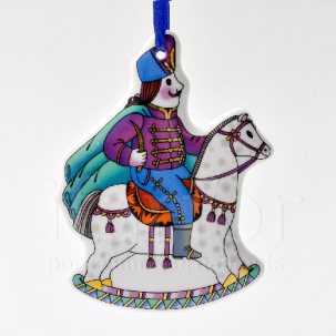 Елочная игрушка Всадник