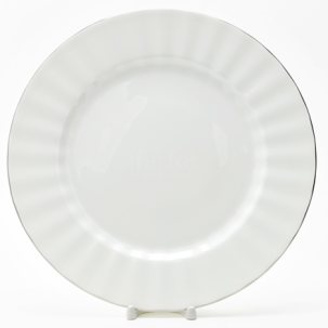 Блюдо круглое Платиновая лента Нега