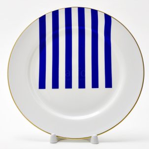 Тарелка плоская Да и нет (синий)