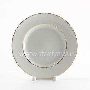 Тарелка мелкая Золотая лента