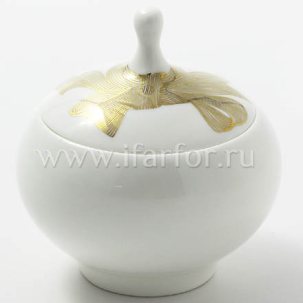 Сахарница Золотые бантики Яблочко 250 мл.